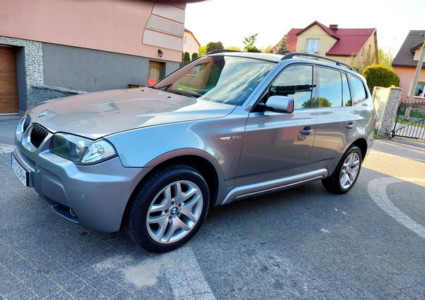 BMW X3 cena 28400 przebieg: 200310, rok produkcji 2006 z Poręba małe 352